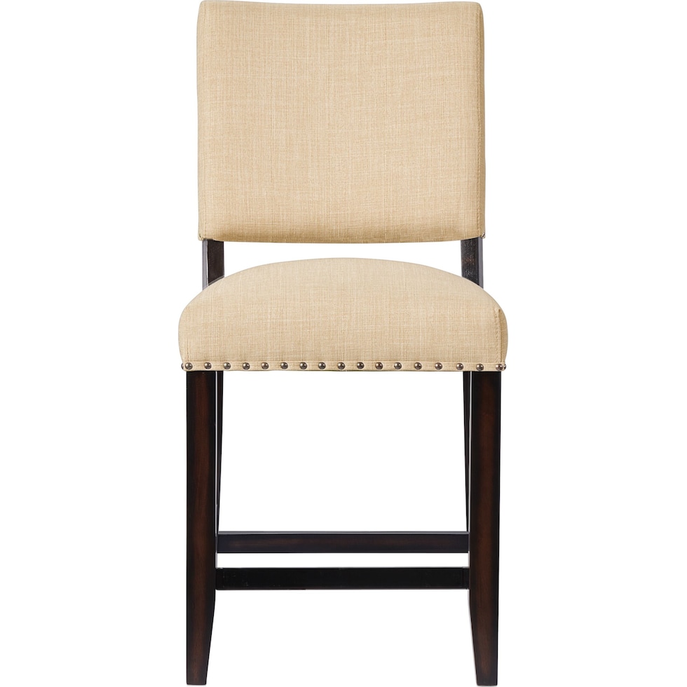 dean light brown counter height stool   