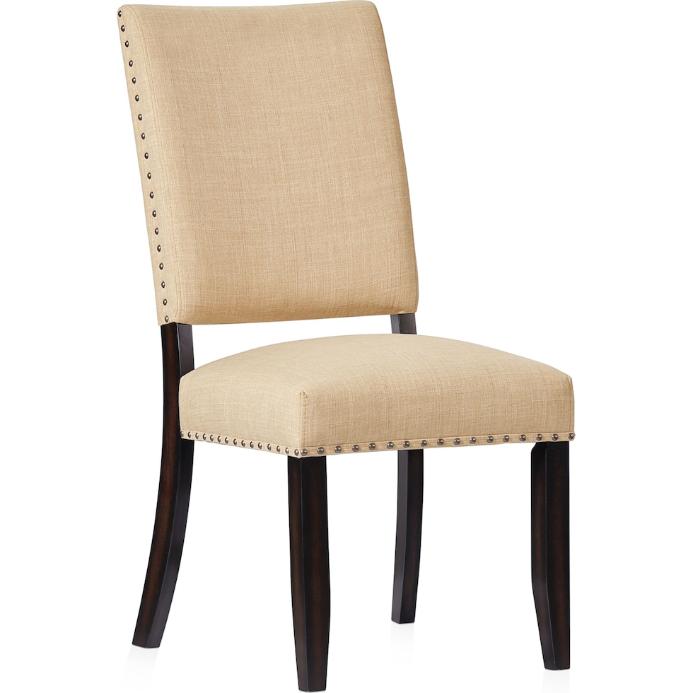 dean light brown dining chair   