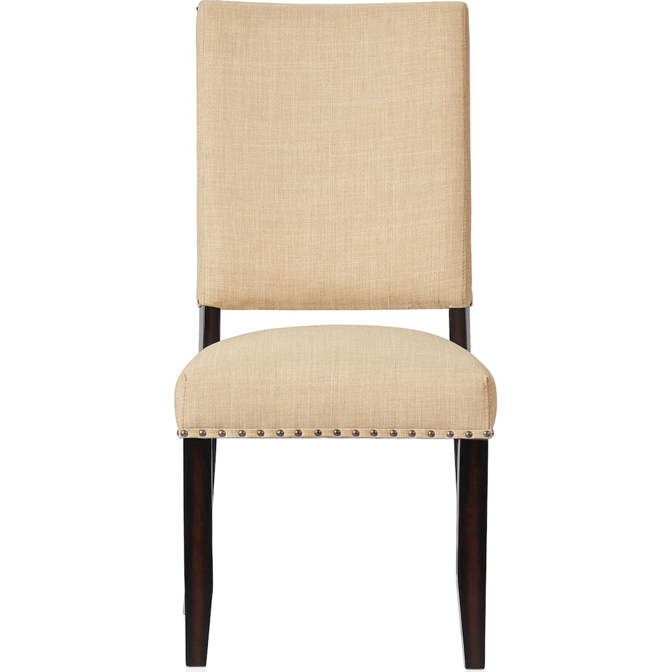 dean light brown dining chair   