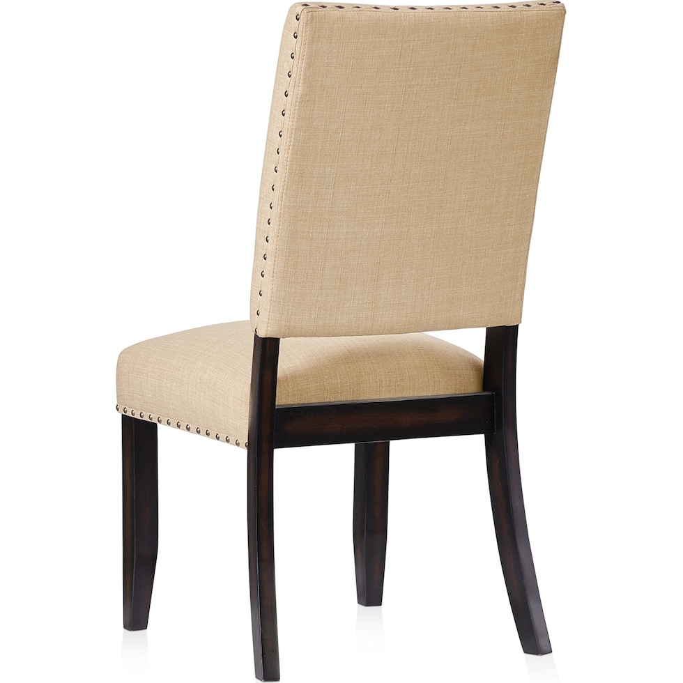 dean light brown dining chair   