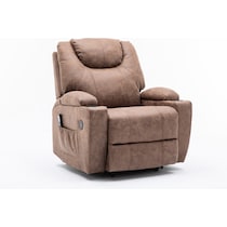 deans light brown recliner   