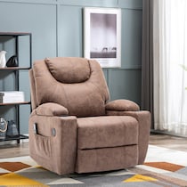 deans light brown recliner   