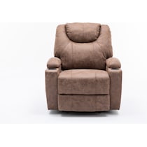 deans light brown recliner   