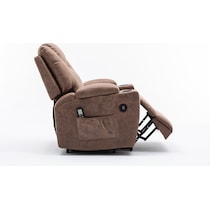 deans light brown recliner   