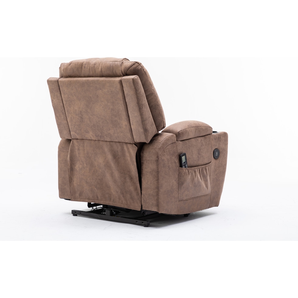 deans light brown recliner   