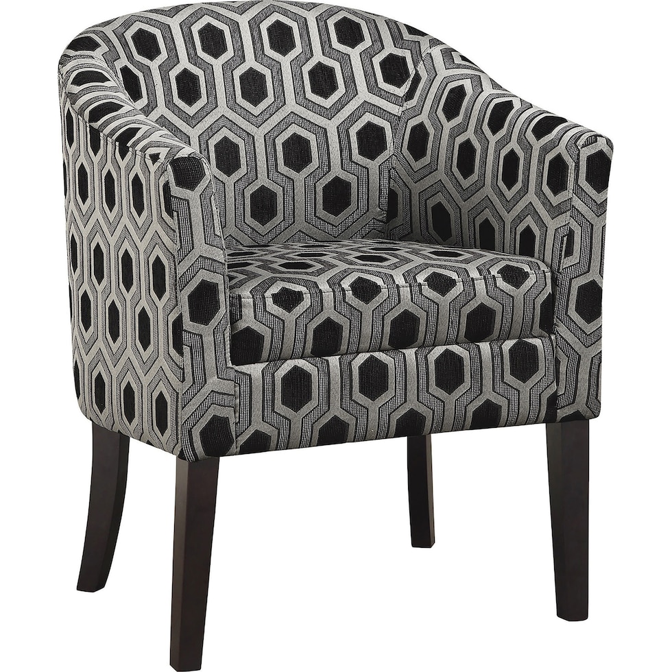 debbie gray accent chair   