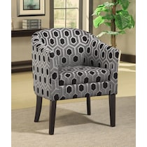debbie gray accent chair   