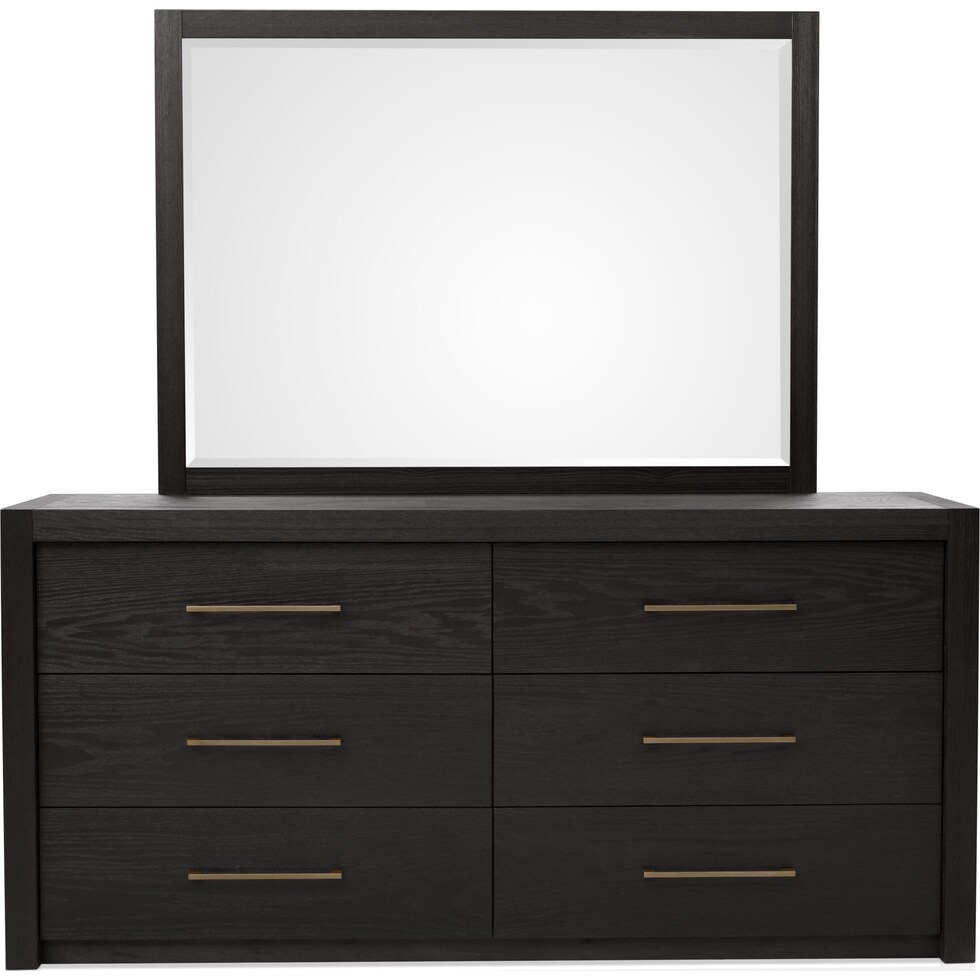 decker dark brown  pc king bedroom   