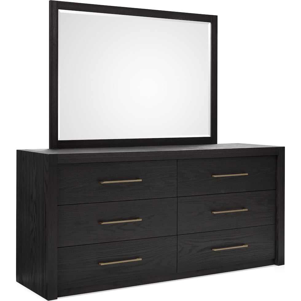 decker dark brown  pc king bedroom   