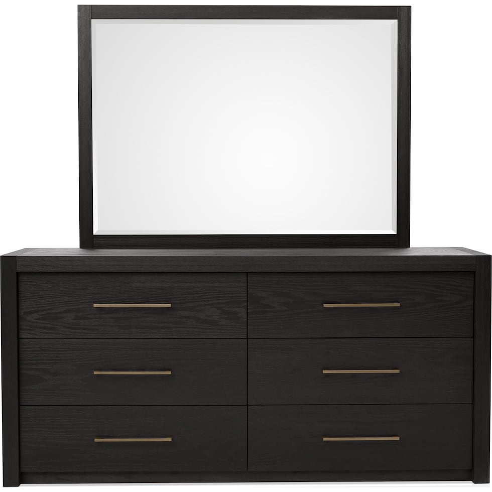 decker dark brown  pc king bedroom   