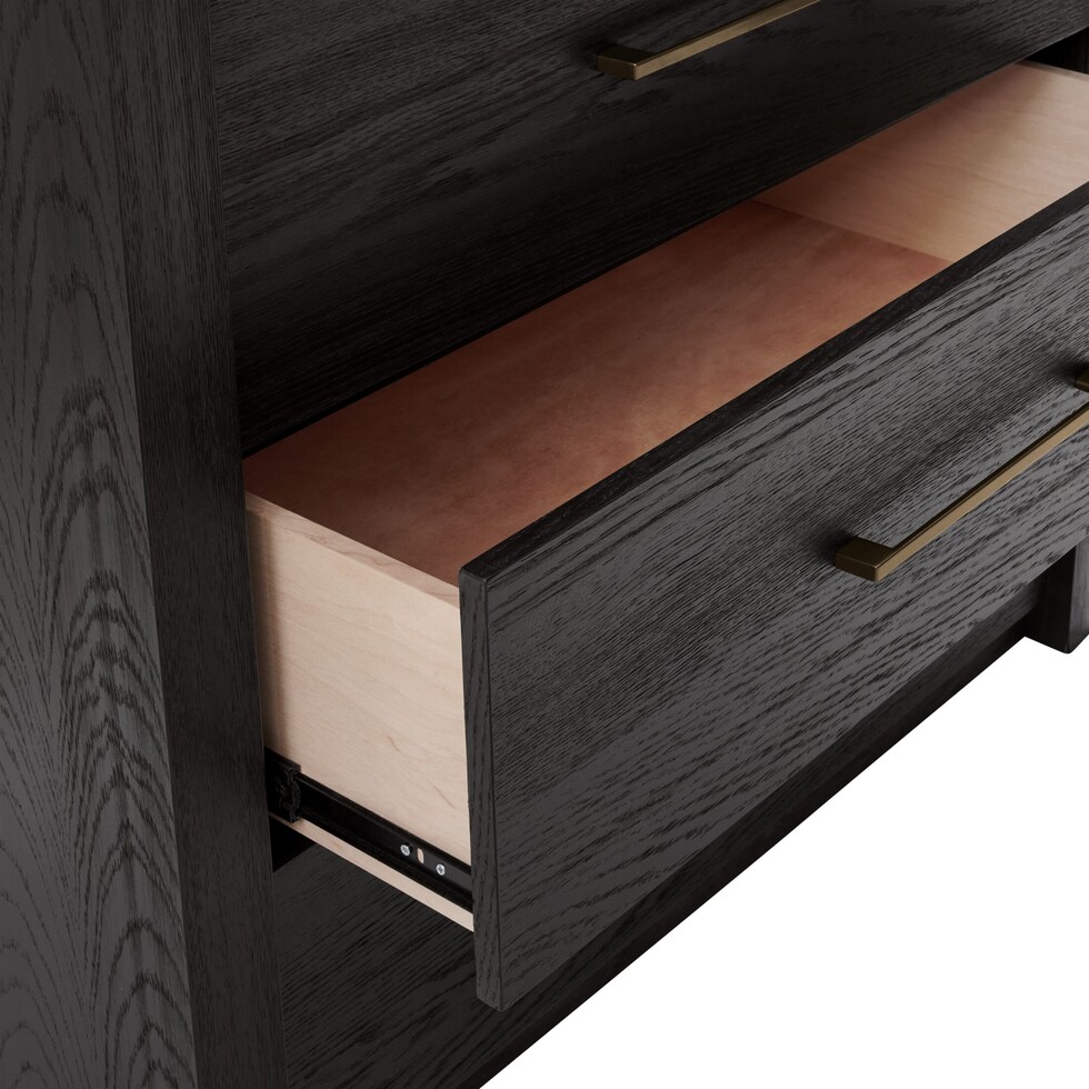 decker dark brown chest   