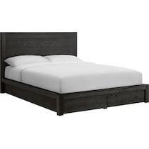 decker dark brown king bed   