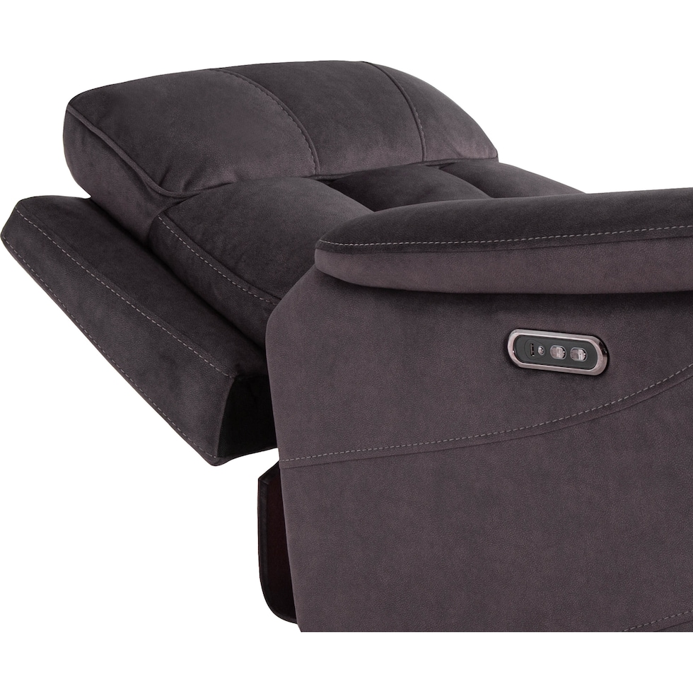 declan black recliner   