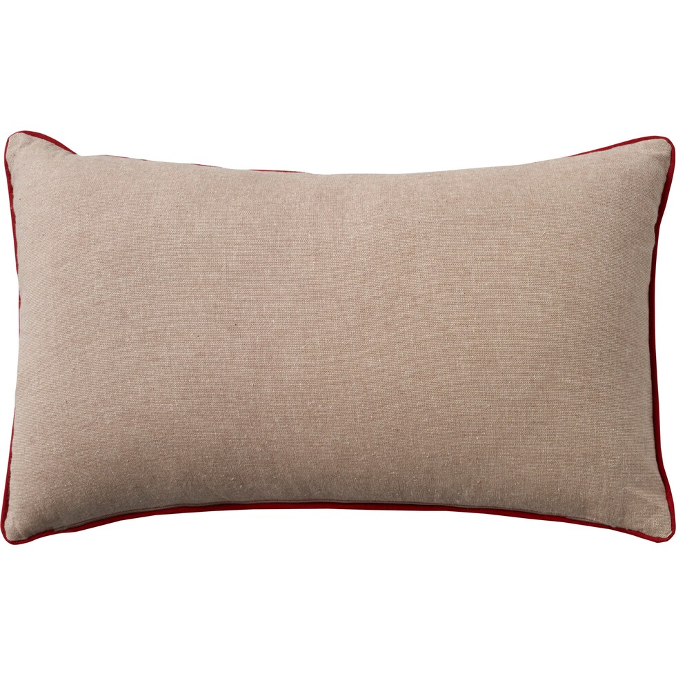 deer neutral accent pillow   