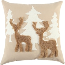deer neutral pillow   