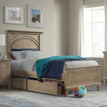 deilia light brown storage drawer   