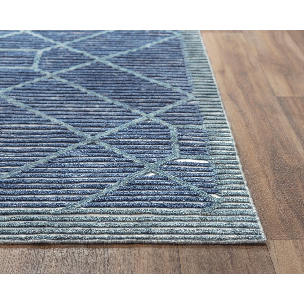 deja blue outdoor area rug   