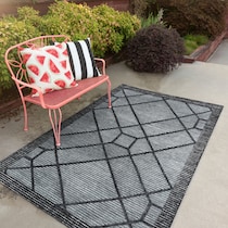 deja gray outdoor area rug   