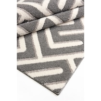 deji gray area rug  x    