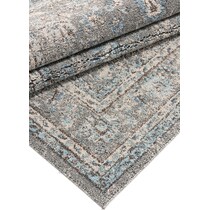 deji silver area rug  x    