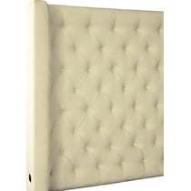 del mar white king upholstered bed   