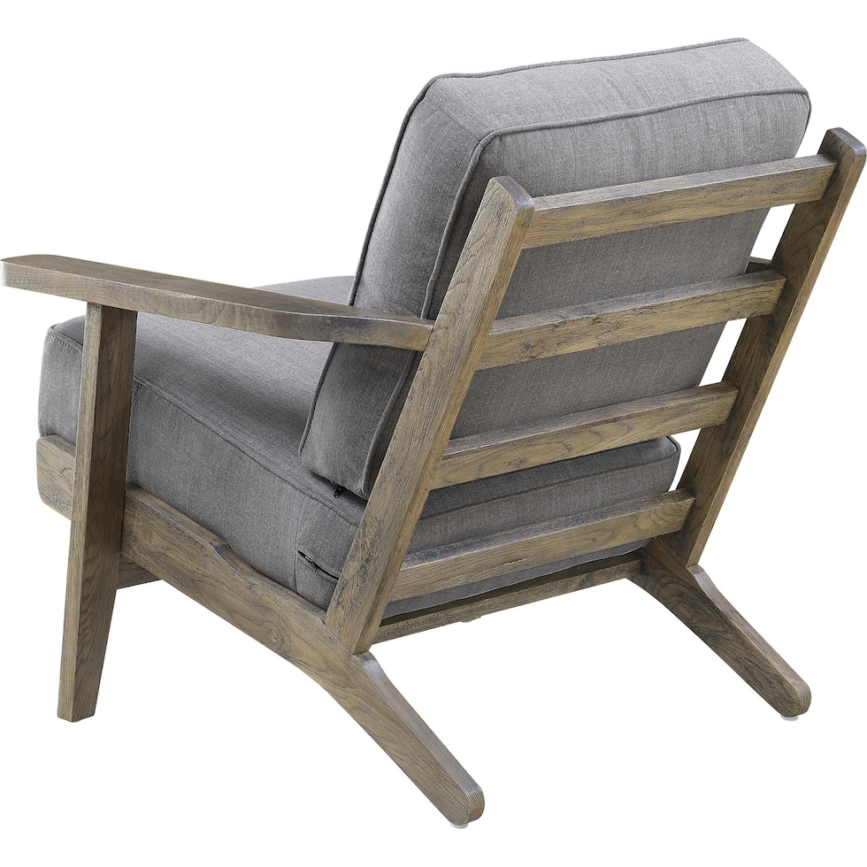 del ray gray accent chair   