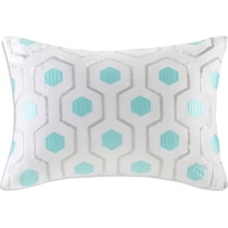 delilah blue full queen bedding set   