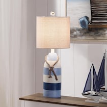 delmore blue table lamp   