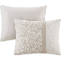delphine light brown california king bedding set   