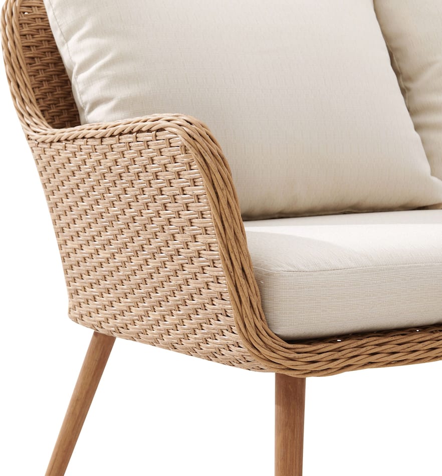 Delray Outdoor Loveseat and Coffee Table Set American Signature Furniture