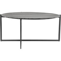 delta gray black coffee table   