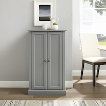 deluz gray accent cabinet   