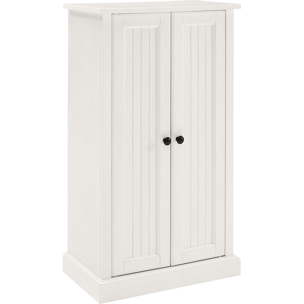 deluz white accent cabinet   