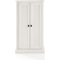 deluz white accent cabinet   