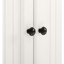 deluz white accent cabinet   