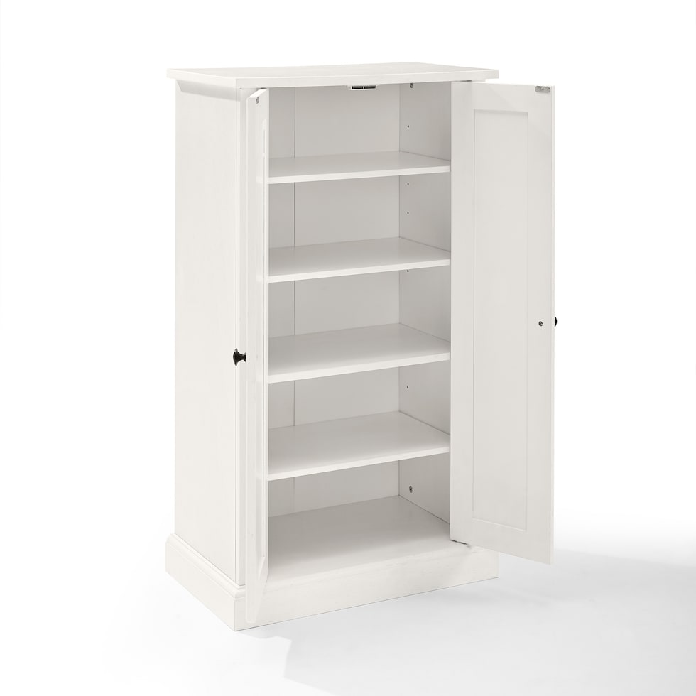 deluz white accent cabinet   