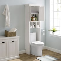 deluz white bathroom cabinet   