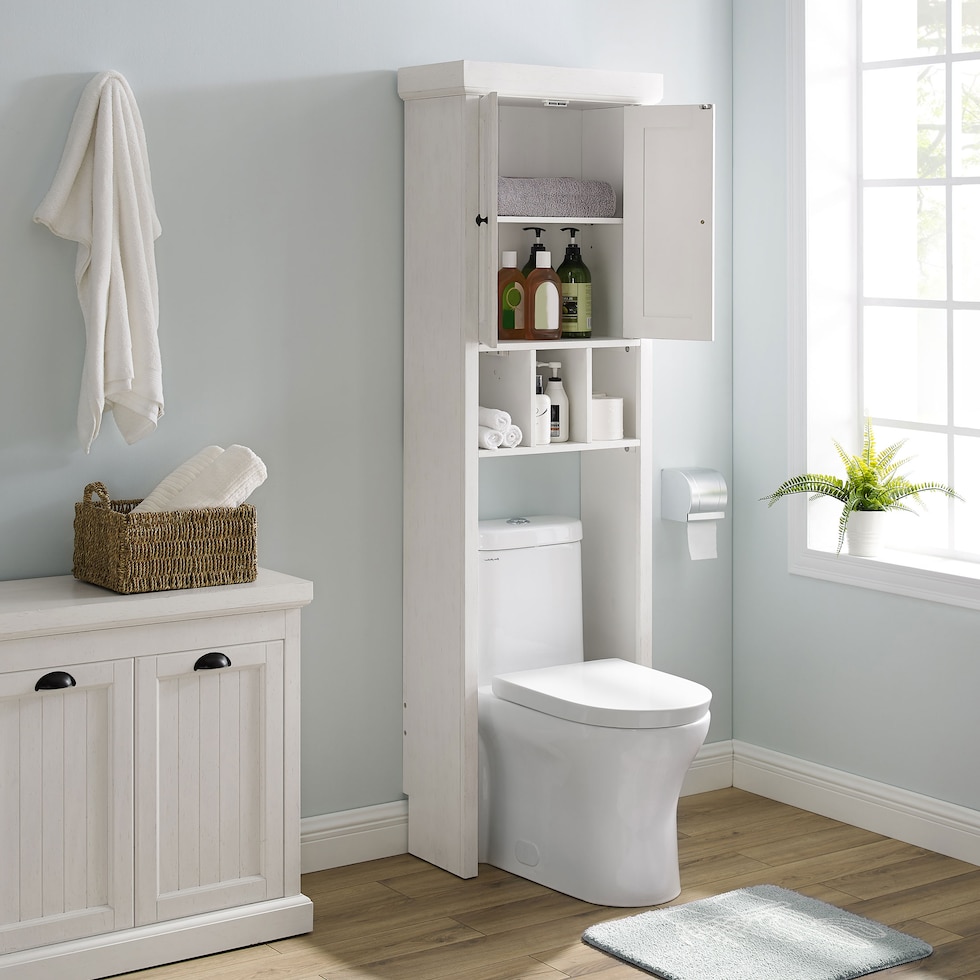deluz white bathroom cabinet   