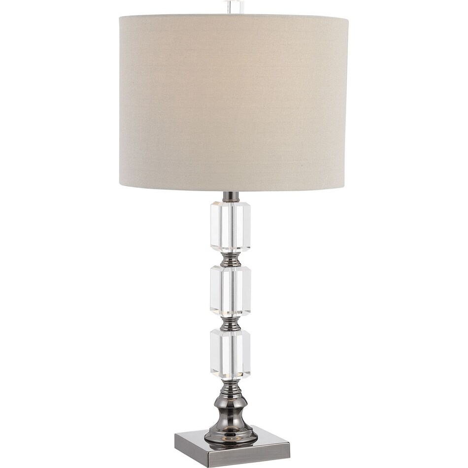 demetria gray table lamp   