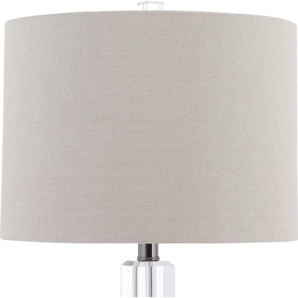 demetria gray table lamp   