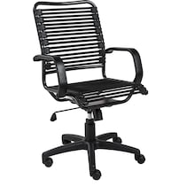 demy black office chair   