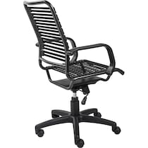 demy black office chair   
