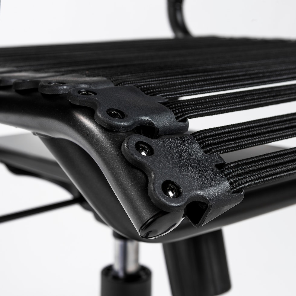 demy black office chair   