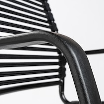 demy black office chair   