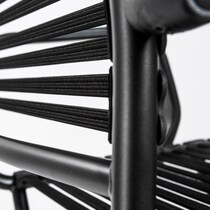 demy black office chair   