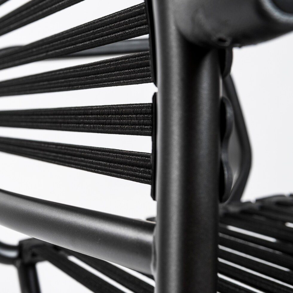 demy black office chair   