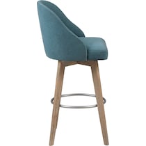 denton blue bar stool   