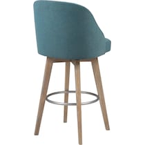 denton blue bar stool   