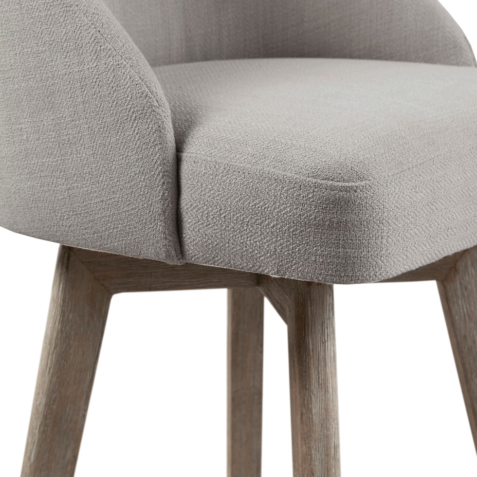 denton gray bar stool   