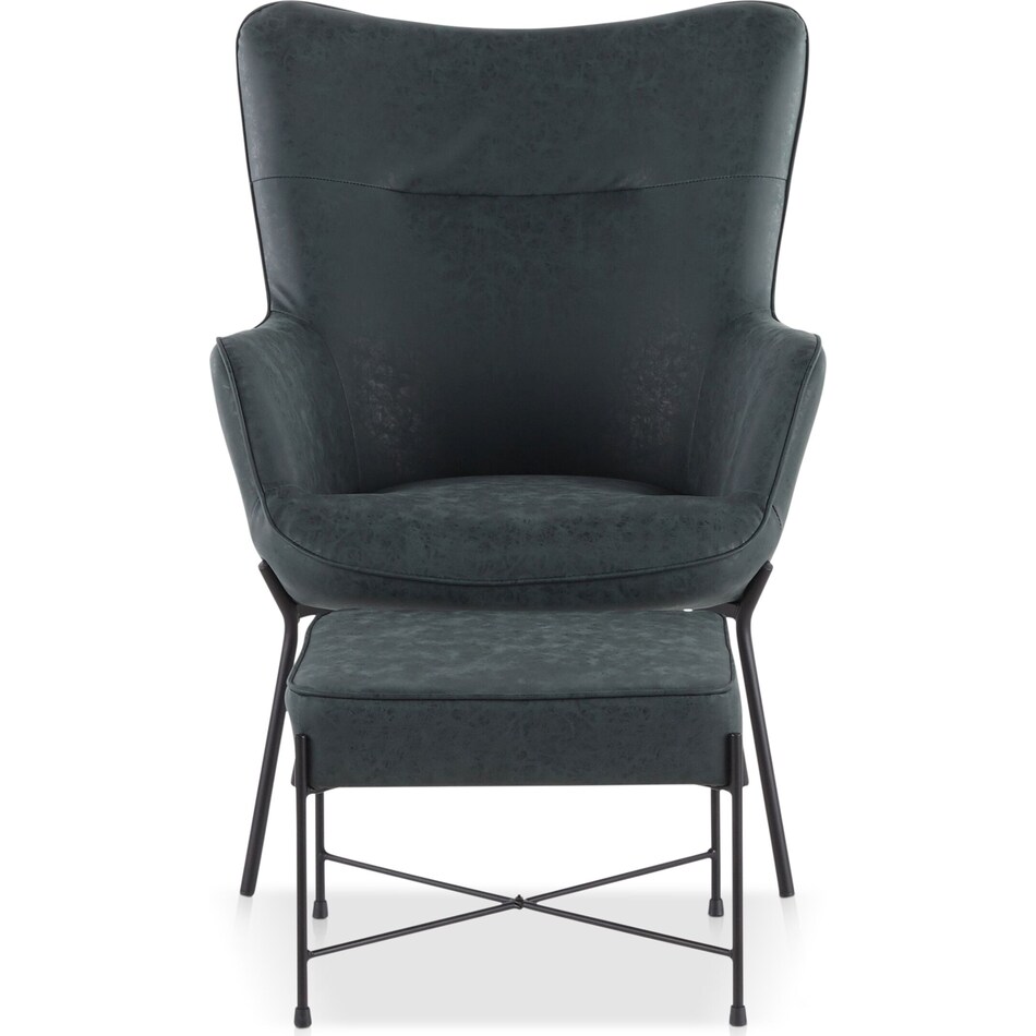 denton green accent chair   